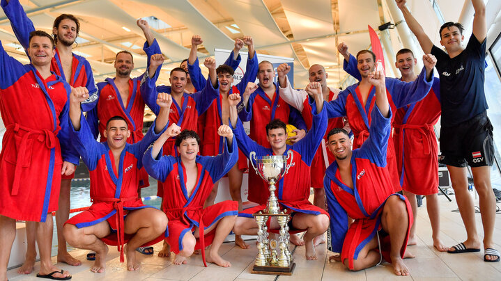 ASV Wien Gruppenbild beim Jubeln